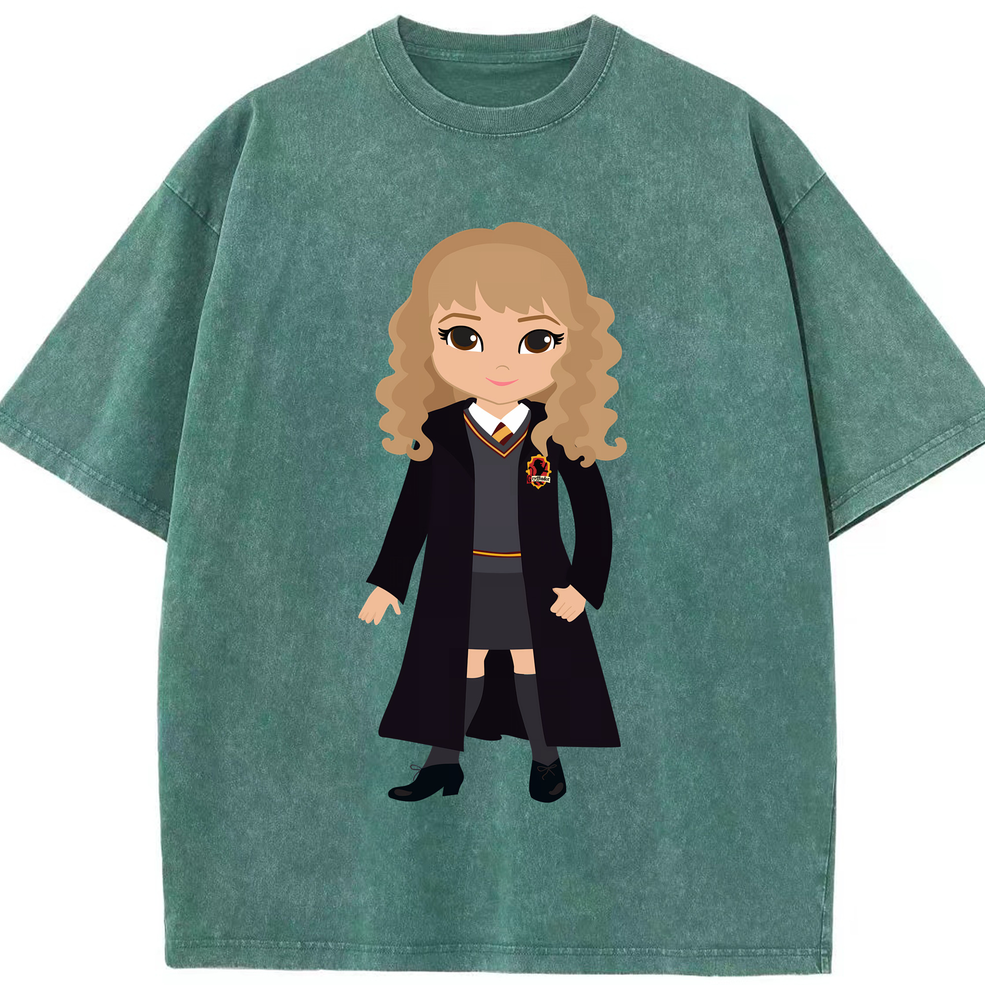 （画像用） Harry Potter ハリー・ポッターシリーズ 綿100% ヴィンテージ風 半袖Tシャツ（フロントプリント）